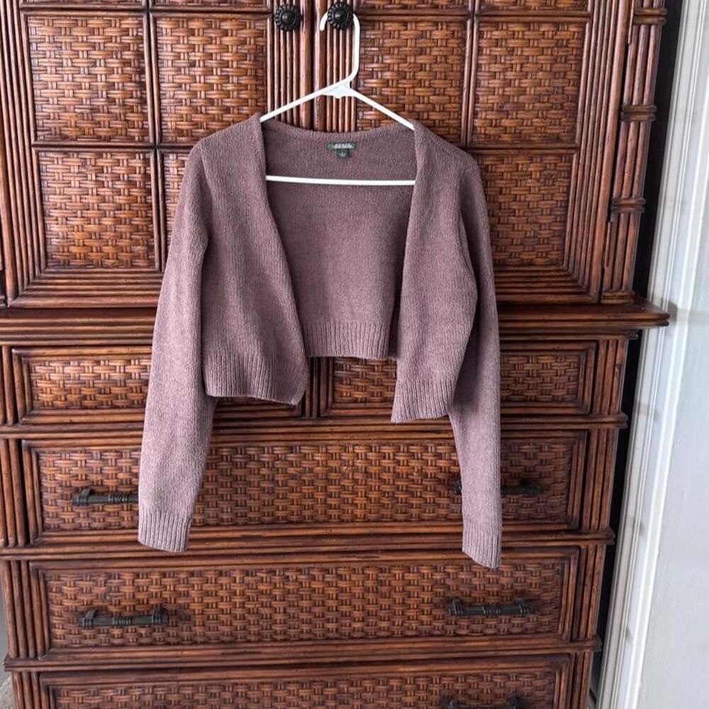 Wild-fable Women's Brown and Pink Cardigan